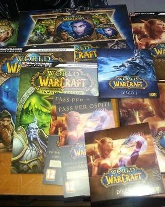 World of warcraft serie completa con manuali