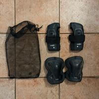 Protezioni bici Oxelo: ginocchiere & polsiere