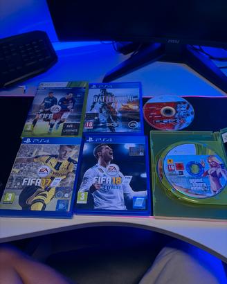 giochi per playstation 4 e XBOX 360