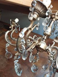 lampadario vintage 5 luci