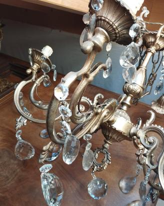 lampadario vintage 5 luci