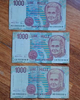 Banconote da 1000 lire