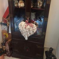 Mobile vetrina alto legno alta qualita