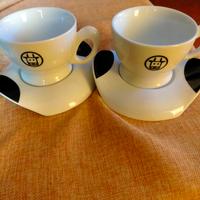 due tazze latte mucca, Bialetti 