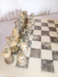  scacchiera genuine alabaster