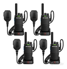 4 Walkie Talkie Retevis B64 Cancellazione Rumore