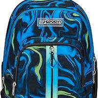 zaino seven blu nero multi-shade boy.
