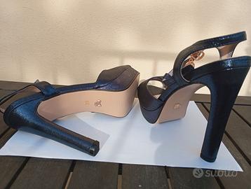 Sandali tacco 12 con plateau