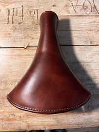 Sella epoca cuoio testa di moro