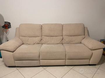 Divano 3 posti con 2 relax elettrici