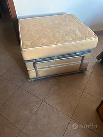 Poltrona letto singola trasformabile con materasso