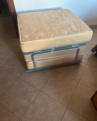 Poltrona letto singola trasformabile con materasso