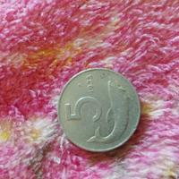 Moneta 5 Lire 1955 rara collezione 