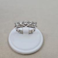 ANELLO VERETTA DIAMANTI 0,90 CT IN ORO 18 KT