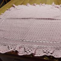 Copertina da culla rosa