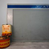 INSEGNA FIAT DA OFFICINA PORTA ATTREZZI MECCANICO