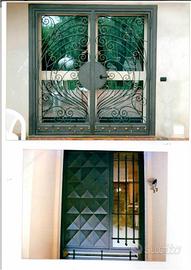 Grate portoni ferro battuto finestre pvc