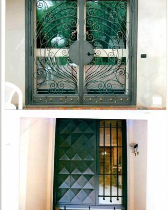 Grate portoni ferro battuto finestre pvc