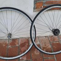 Ruote corsa anni 50 Campagnolo Ambrosio
