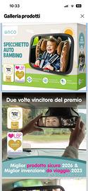 Specchietto retrovisore auto bambini