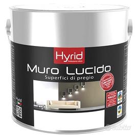 Smalto lavabile per pareti bianco lucido