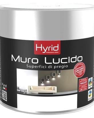Smalto lavabile per pareti bianco lucido