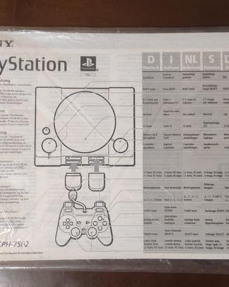 PlayStation 1 PS1 Manuale di Istruzioni 