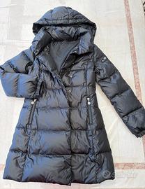 Piumino d’oca  Sisley nero  bambina riparato
