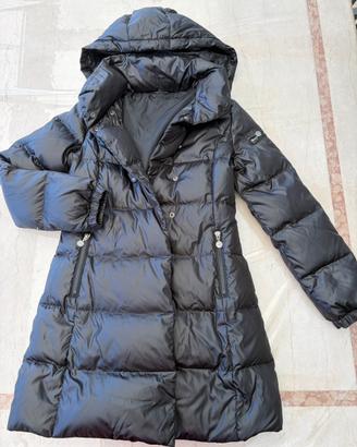 Piumino d’oca  Sisley nero  bambina riparato