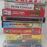 LOTTO VHS ORIGINALI DA COLLEZIONE ANNI 70 CARTONI