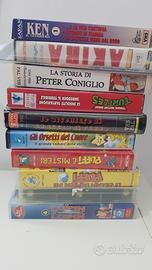 LOTTO VHS ORIGINALI DA COLLEZIONE ANNI 70 CARTONI