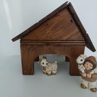 casetta fienile per presepe