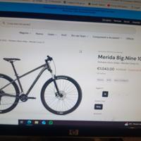 MTB FRONT DA 29 MARCA MERIDA MODELLO BIG NINE 100