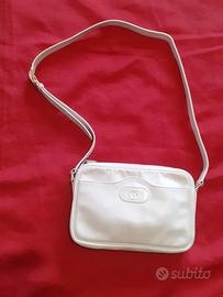 Borsa borsetta pelle bianca Nazzareno Gabrielli