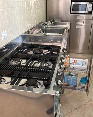 Cucina ArcLinea Italia / Mediterranea acciaio inox
