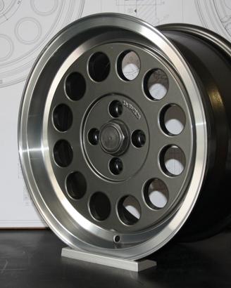 CERCHI LEGA A1 7X15 4X98 ANTRACITE/DIAM ALFA 75