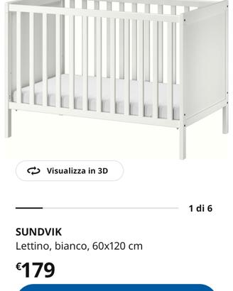 lettino sundvik con sponda nattapa