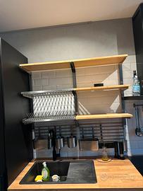 Mensole e scolapiatti cucina IKEA KUNGSFORS