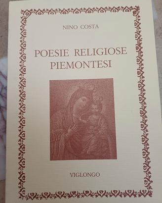 Libro Poesie religiose piemontesi di Nino Costa