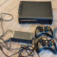 XBox 360 Microsoft 120 GB nera doppio controller 