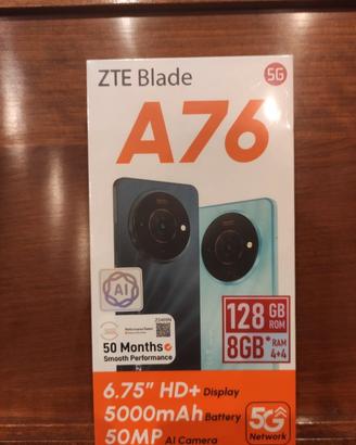 Smartphone ZTE BLADE A76 5G/4+4GB/128GB/5000mAh