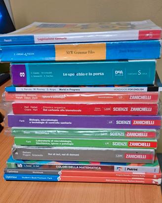 libri scolastici 3 4 5 iti biotecnologie sanitarie