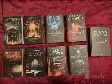 9 libri di Glenn Cooper-(10,00 euro cada 1)
