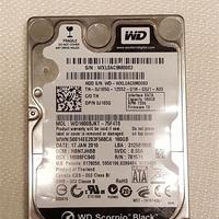 WD Caviar Black 512GB SATA 3 2.5