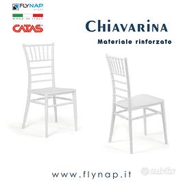 Sedie ristorante cerimonie modello CHIAVARINA