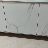 Madia 3 ante grigio cemento e bianco