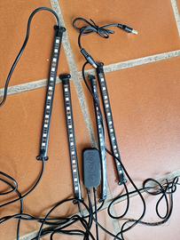 Luci di ambiente a led multicolor