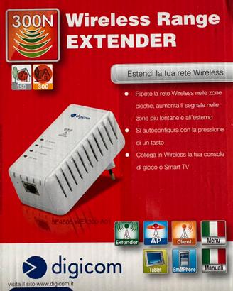 Extender Digicom  Wireless range 300N