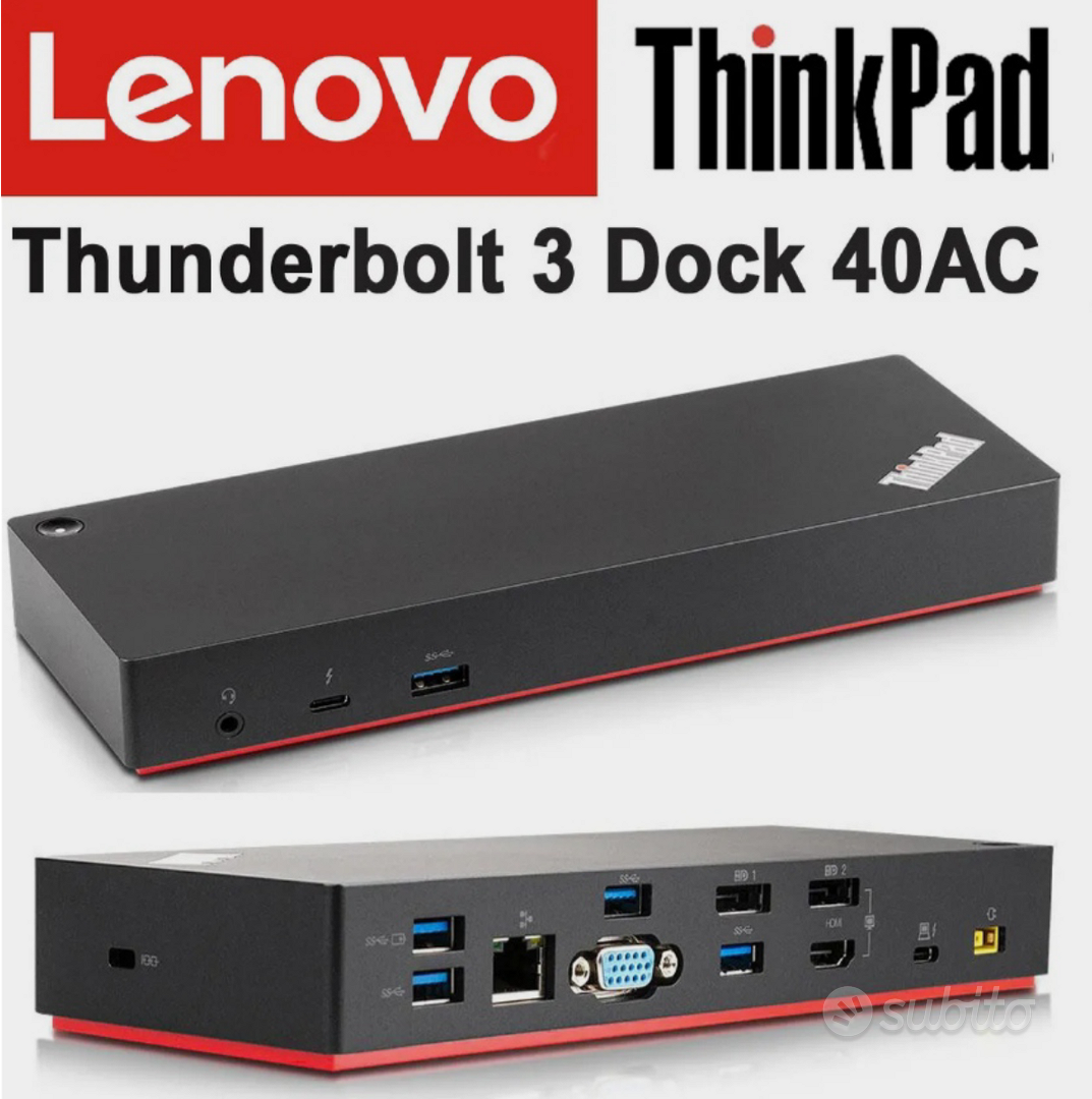 Lenovo THINKPAD Thunderbolt 3 Docking Station 40AC Informatica In vendita a Modena