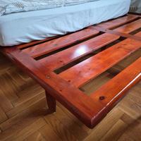 Rete matrimoniale legno massello